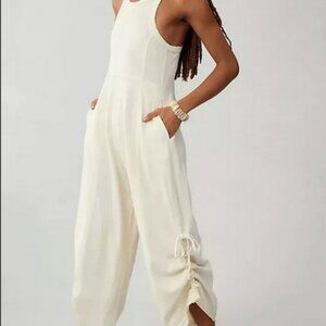 By Anthropologie Daily Practice Horizon Wide-Leg Jumpsuit New S